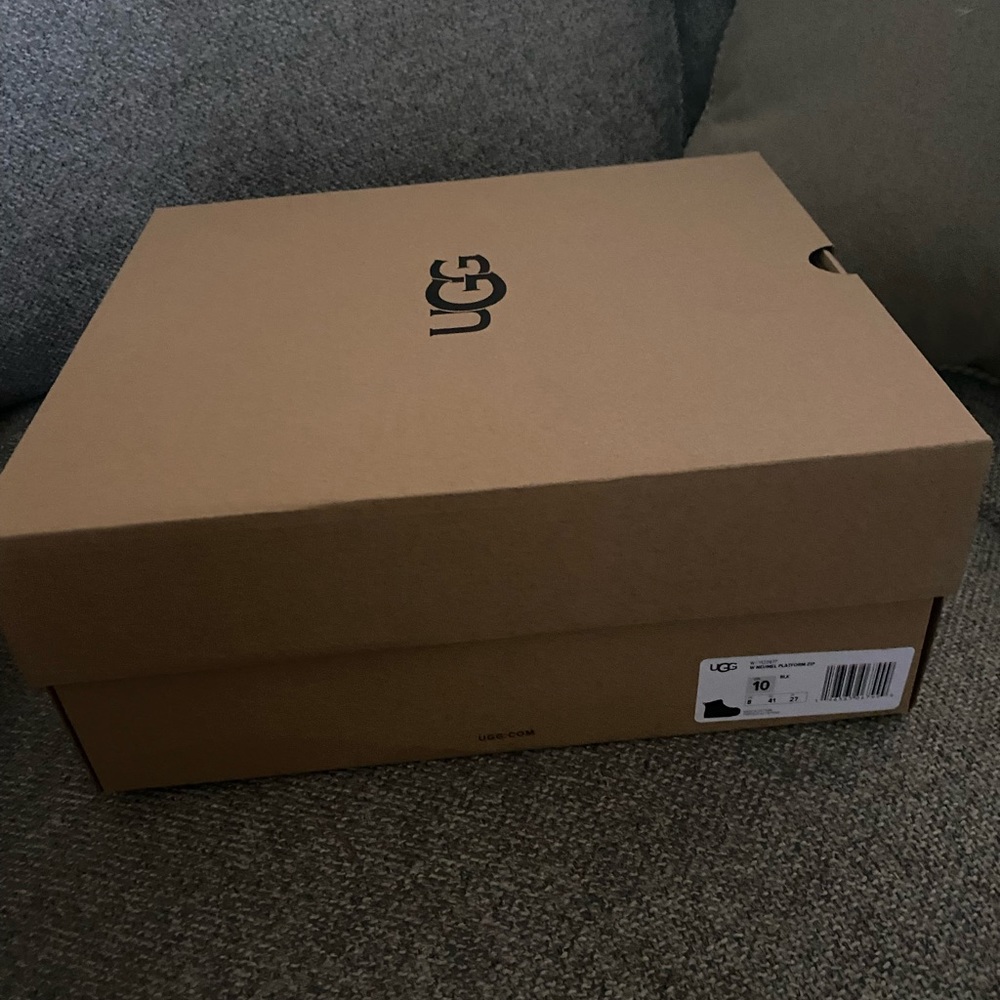 Two empty Ugg boxes
